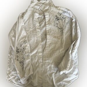 Chalc White button down shirt